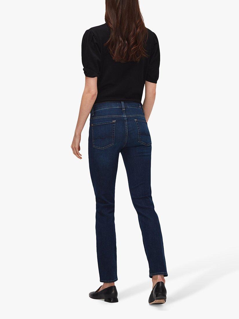 Product image 6 of 6, which shows 7 For All Mankind Roxanne B(Air) Jeans, Rinsed Indigo, 24