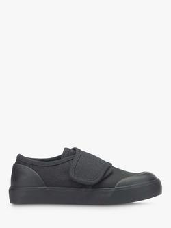 Start-Rite Kids' Skip Canvas Plimsolls, Black Canvas