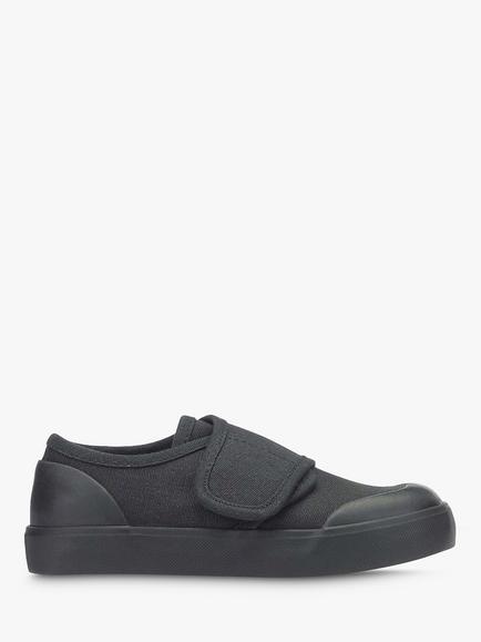 Start-Rite Kids' Skip Canvas Plimsolls, Black Canvas