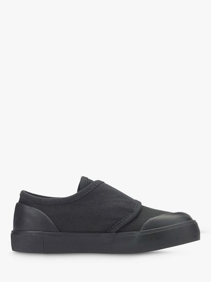 Start-Rite Kids' Skip Canvas Plimsolls - view 2, Black Canvas