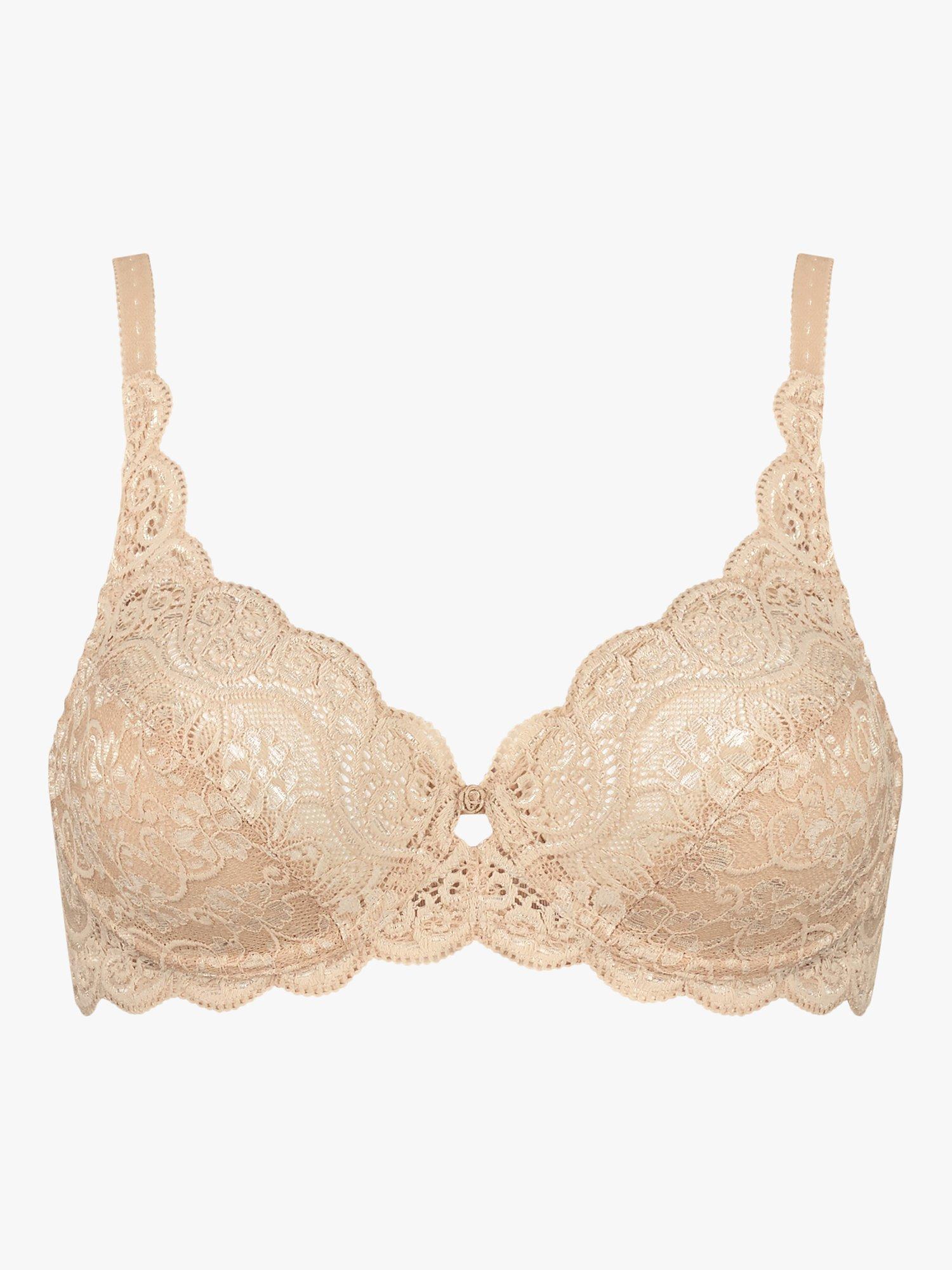 Triumph Amourette 300 Underwired Bra, Neutral Beige, 32B