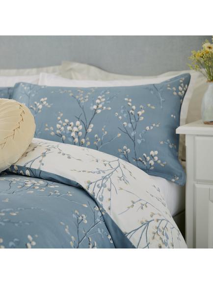 Laura Ashley Pussy Willow 200 Thread Count Duvet Cover Set - view 2, Seaspray