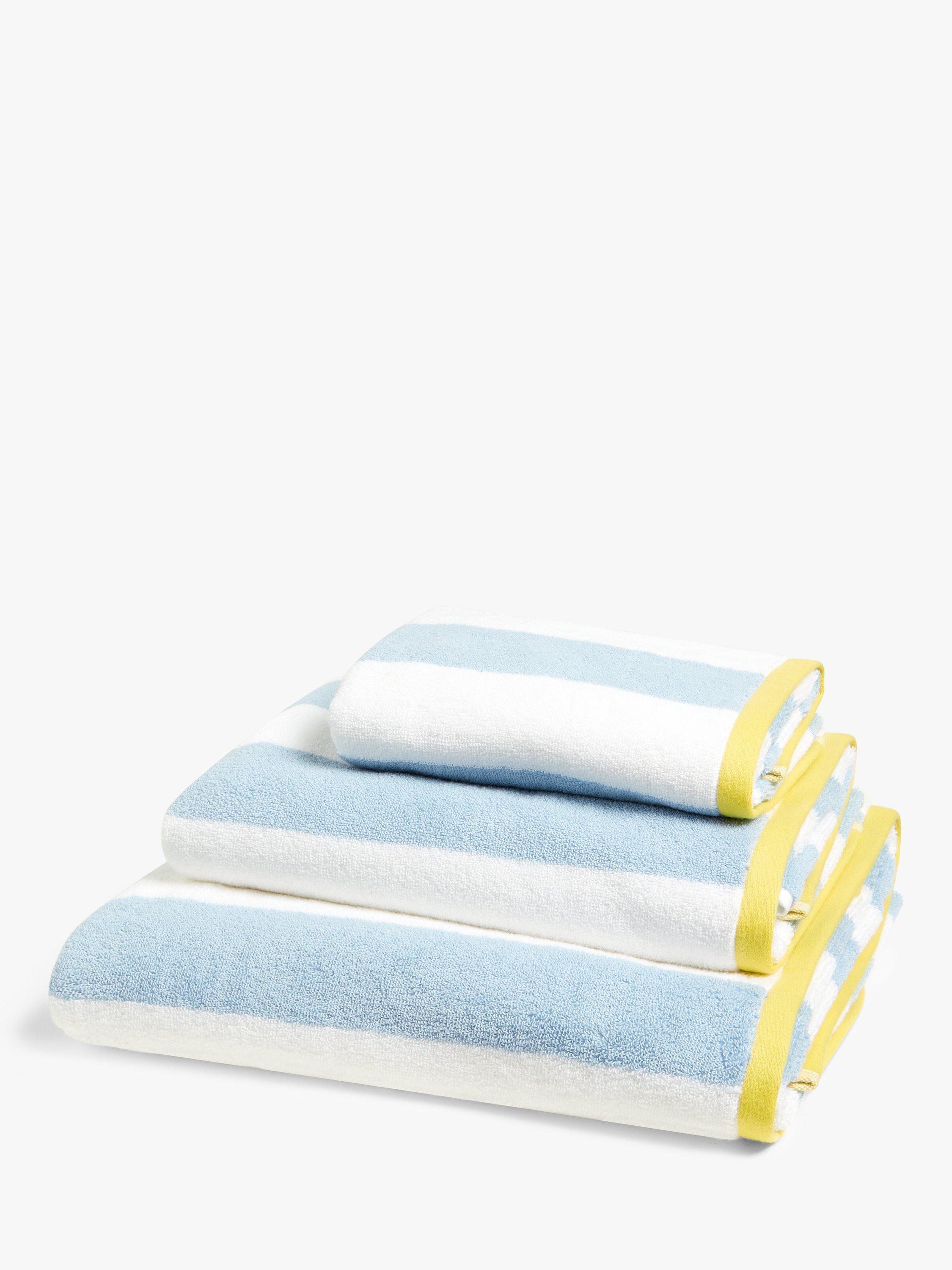 John Lewis ANYDAY Contrast Stripe Towels