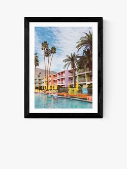 EAST END PRINTS Bethany Young 'Palm Springs Pool Day II' Framed Print, Black Frame