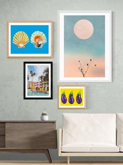 EAST END PRINTS Bethany Young 'Palm Springs Pool Day II' Framed Print - view 2, Black Frame