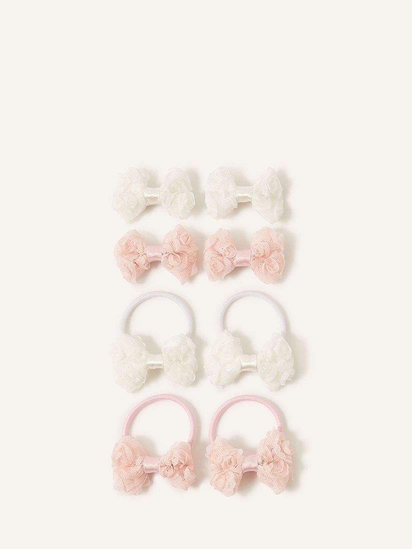 Monsoon Kids' Bridesmaid Rosette Hair Set, Multi