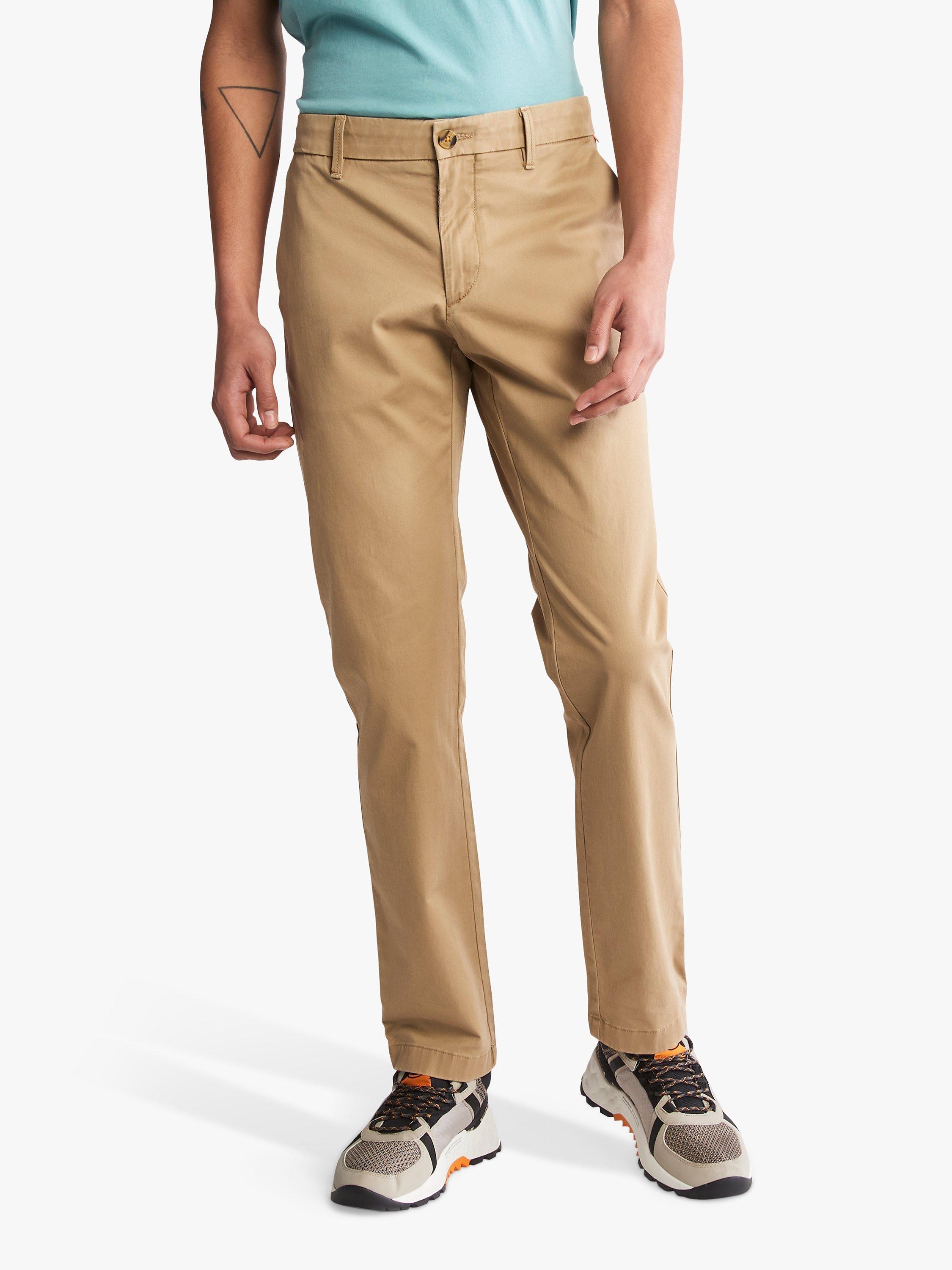 Timberland Organic Cotton Classic Straight Leg Chinos, British Khaki