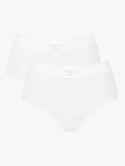 sloggi Double Comfort Maxi Knickers, Pack of 2, White