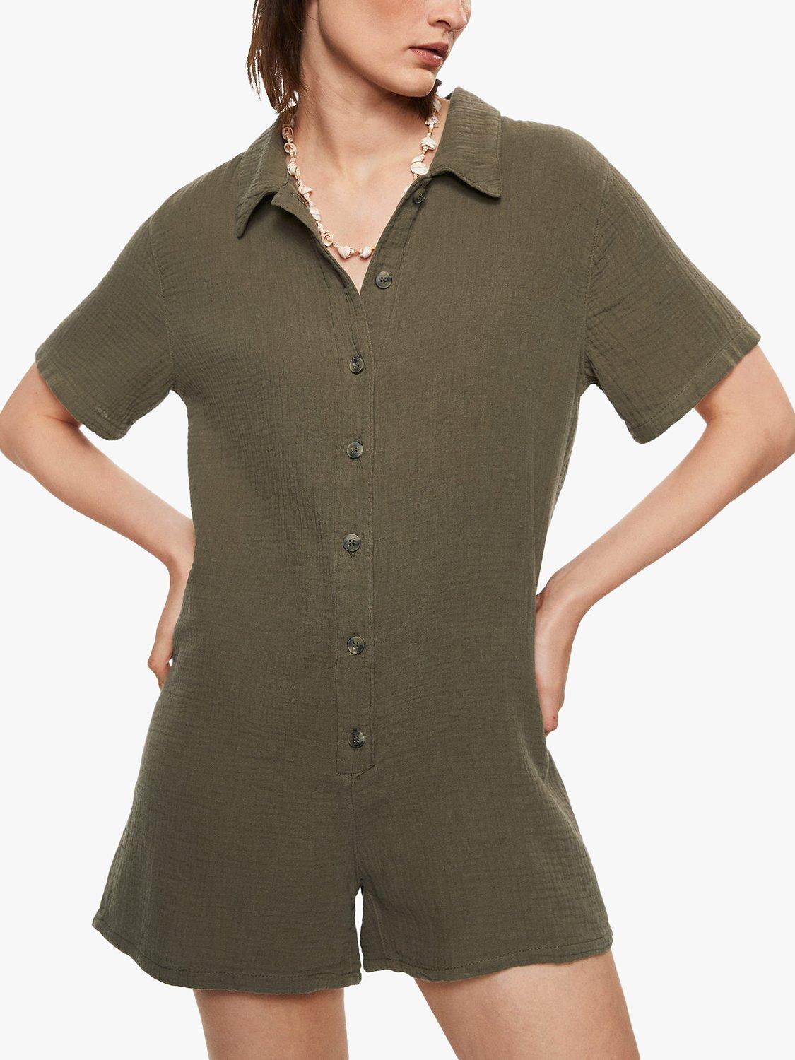 Mango Bambula Playsuit