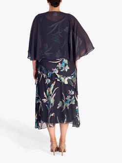 chesca Chiffon Shawl - view 2, Pewter