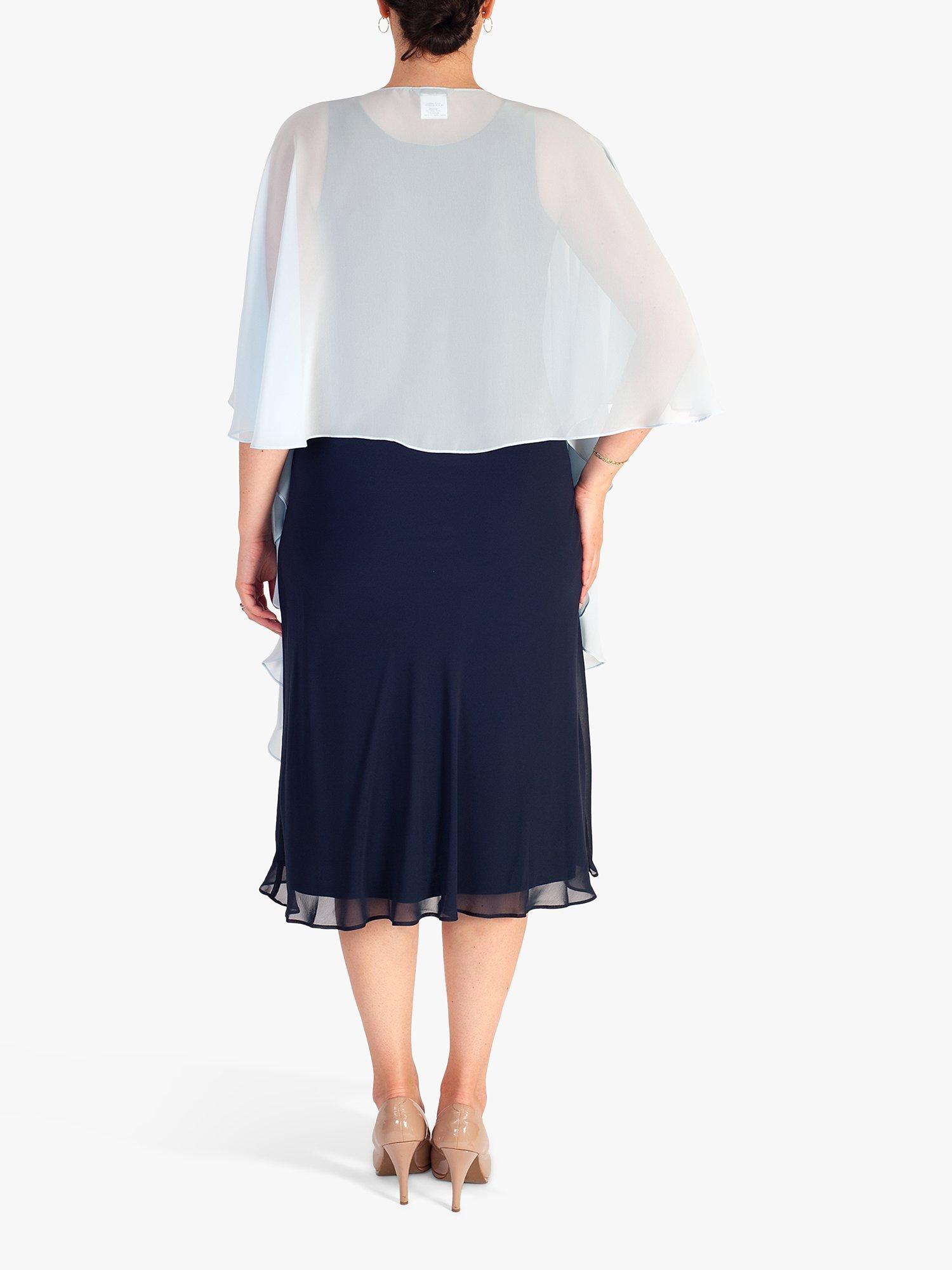 Product image 2 of 4, which shows chesca Choffon Shawl Scarf, Pastel Blue, One Size