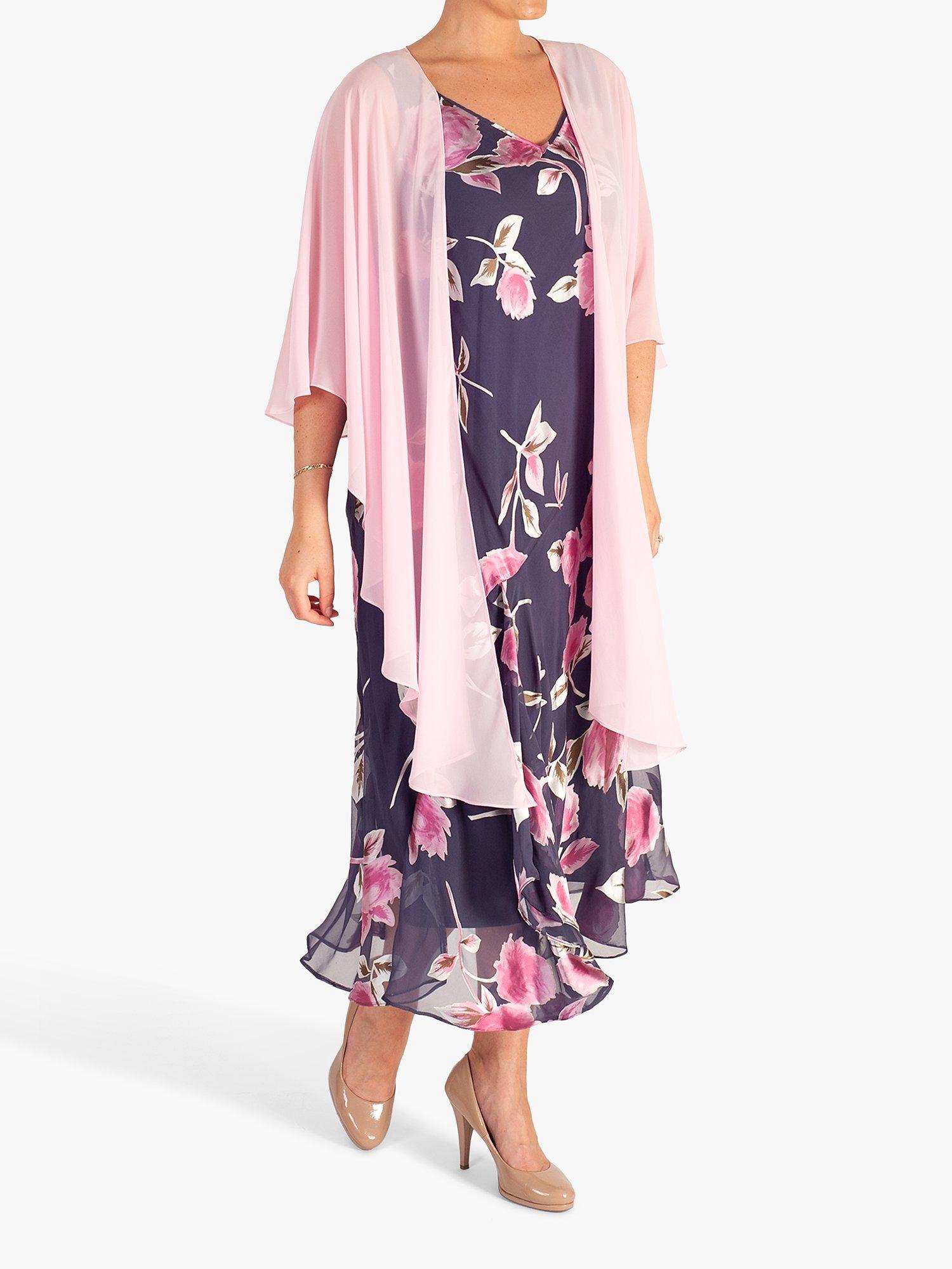Product image 1 of 4, which shows chesca Choffon Shawl Scarf, Pastel Pink, One Size