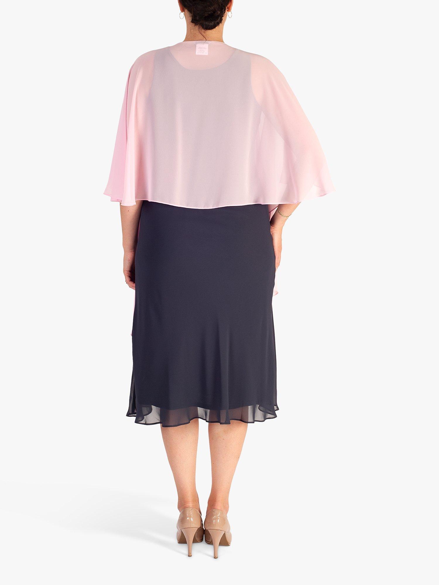 Product image 2 of 4, which shows chesca Choffon Shawl Scarf, Pastel Pink, One Size