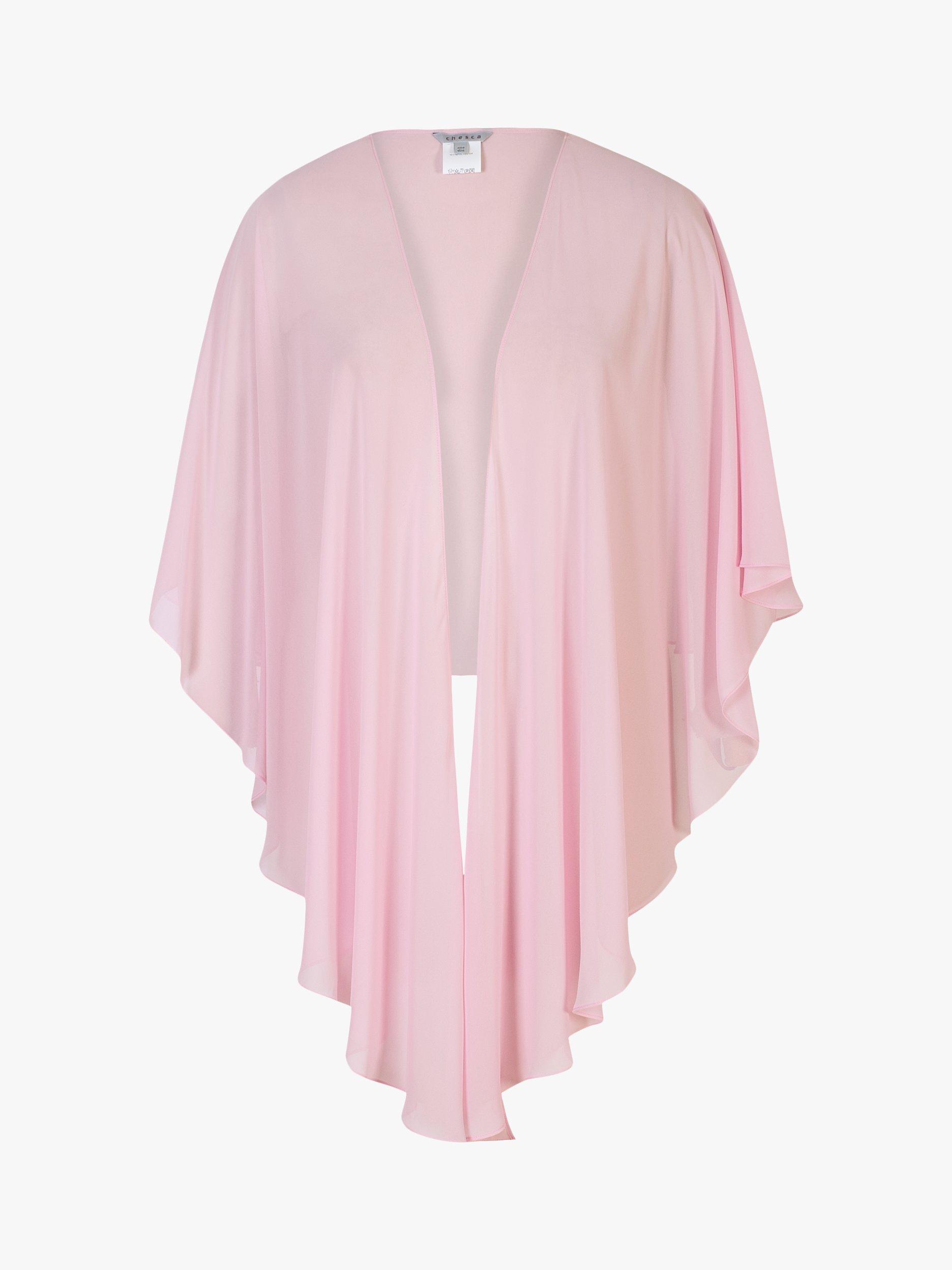 Product image 4 of 4, which shows chesca Choffon Shawl Scarf, Pastel Pink, One Size
