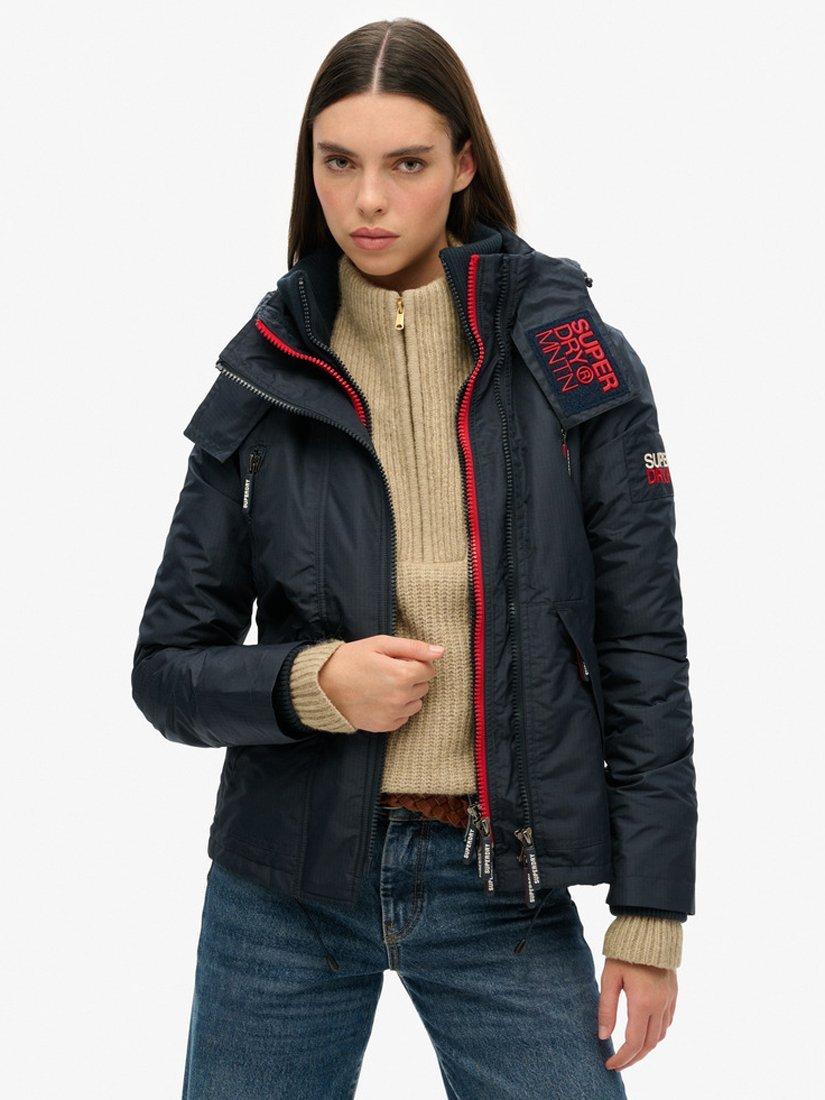 Product image 1 of 7, which shows Superdry Mountain SD Windcheater Jacket, Nordic Chrome Navy, 6