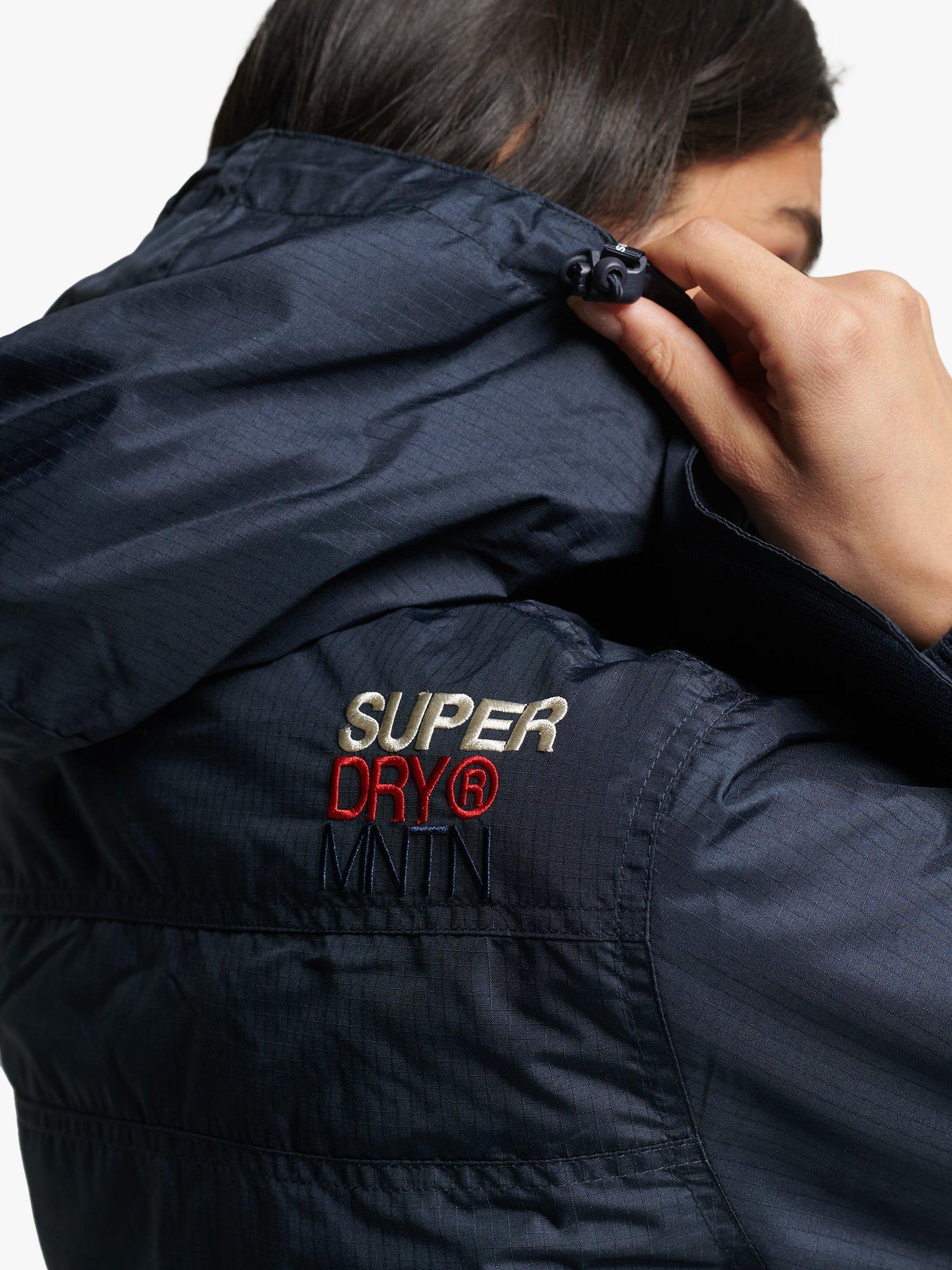 Product image 3 of 7, which shows Superdry Mountain SD Windcheater Jacket, Nordic Chrome Navy, 6