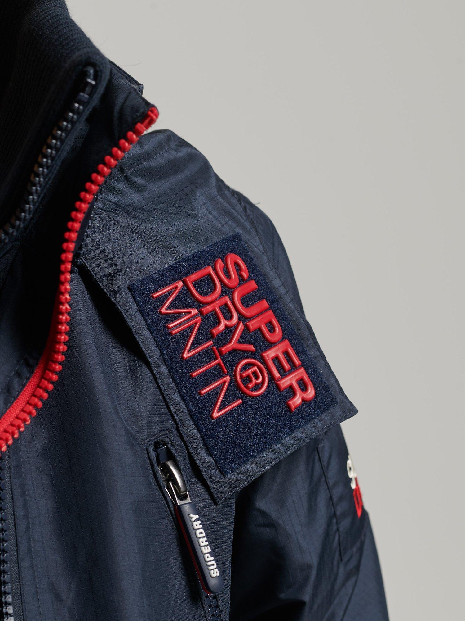 Product image 7 of 7, which shows Superdry Mountain SD Windcheater Jacket, Nordic Chrome Navy, 6