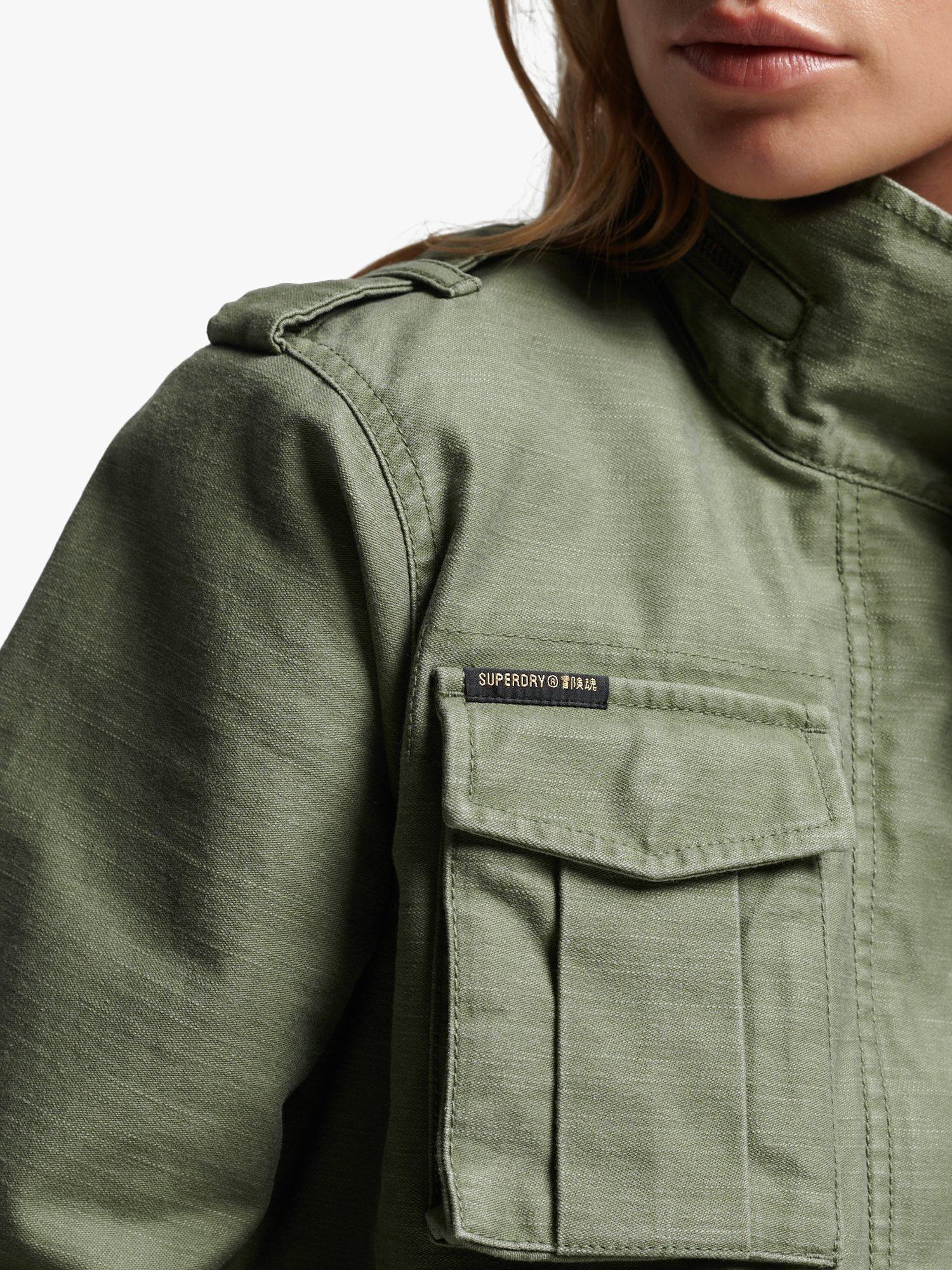 Superdry Vintage M65 Utility Jacket Vintage Khaki