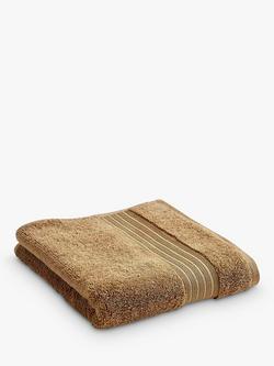 Christy Organic Cotton Twist Yarn Towels - view 2, Caramel