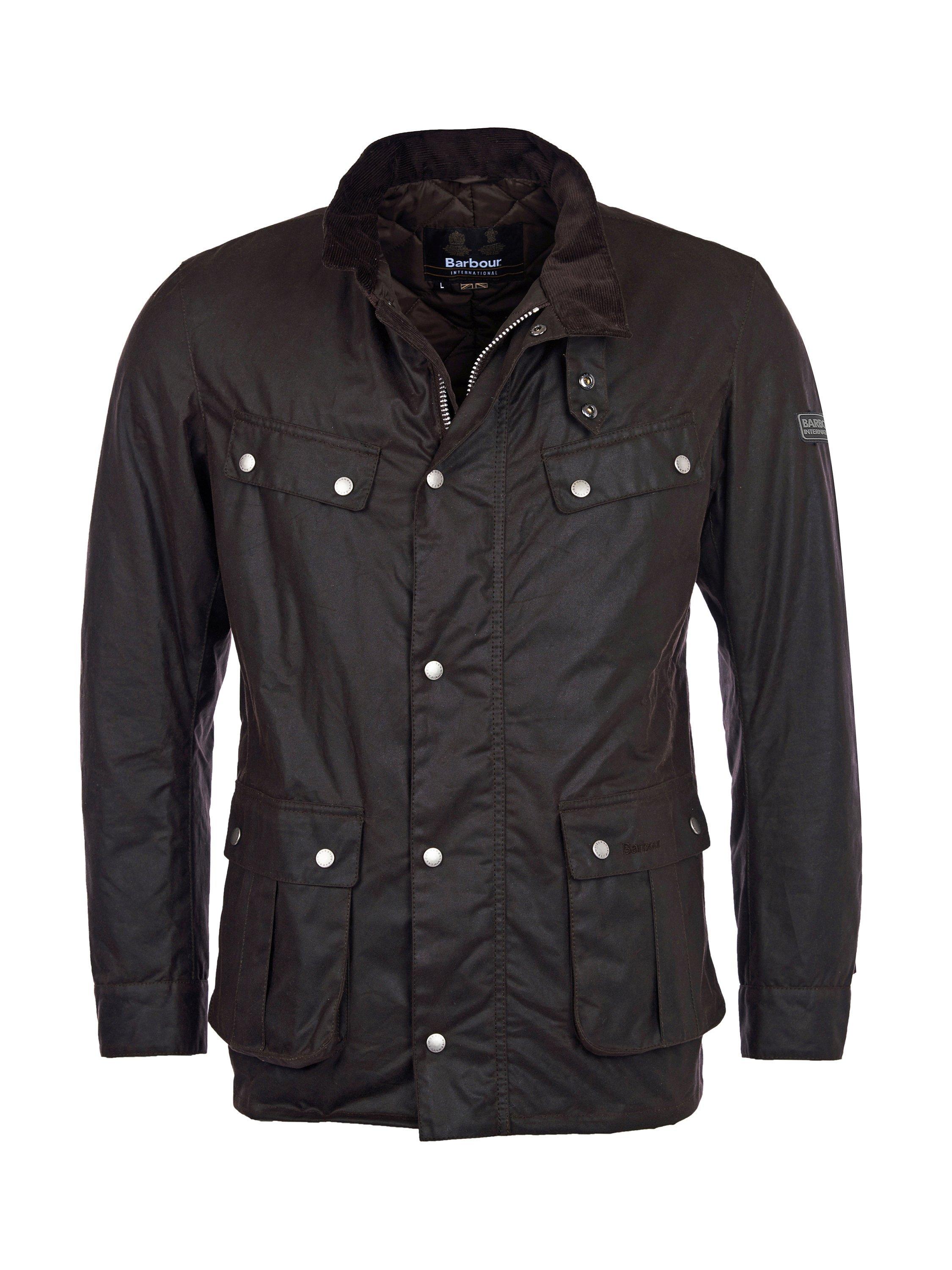 Barbour International Tourer Duke Waxed Jacket Rustic