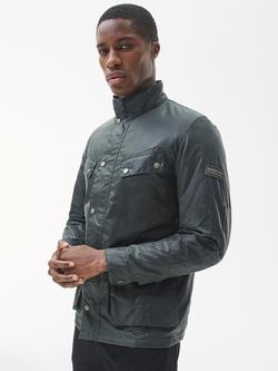 Barbour International Tourer Duke Waxed Jacket, Sage