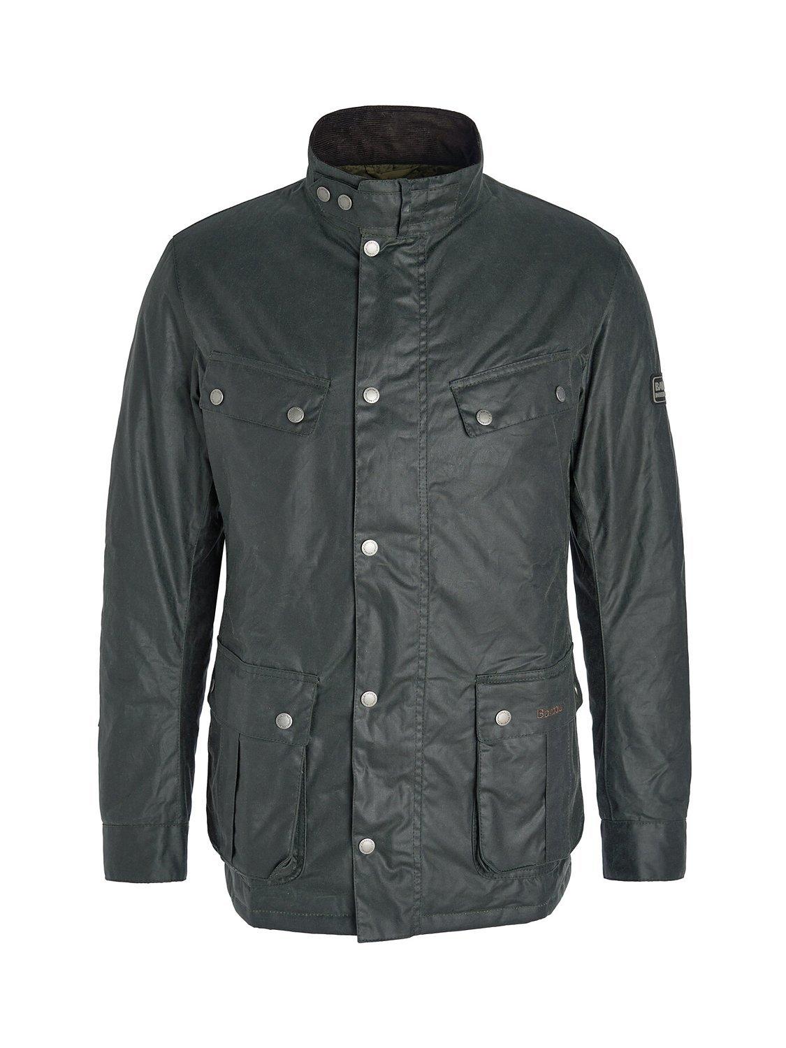 Barbour International Tourer Duke Waxed Jacket Sage