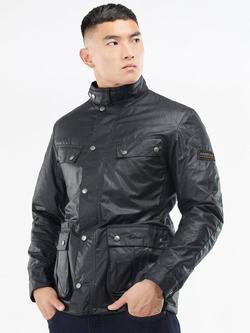 Barbour International Tourer Duke Waxed Jacket, Navy