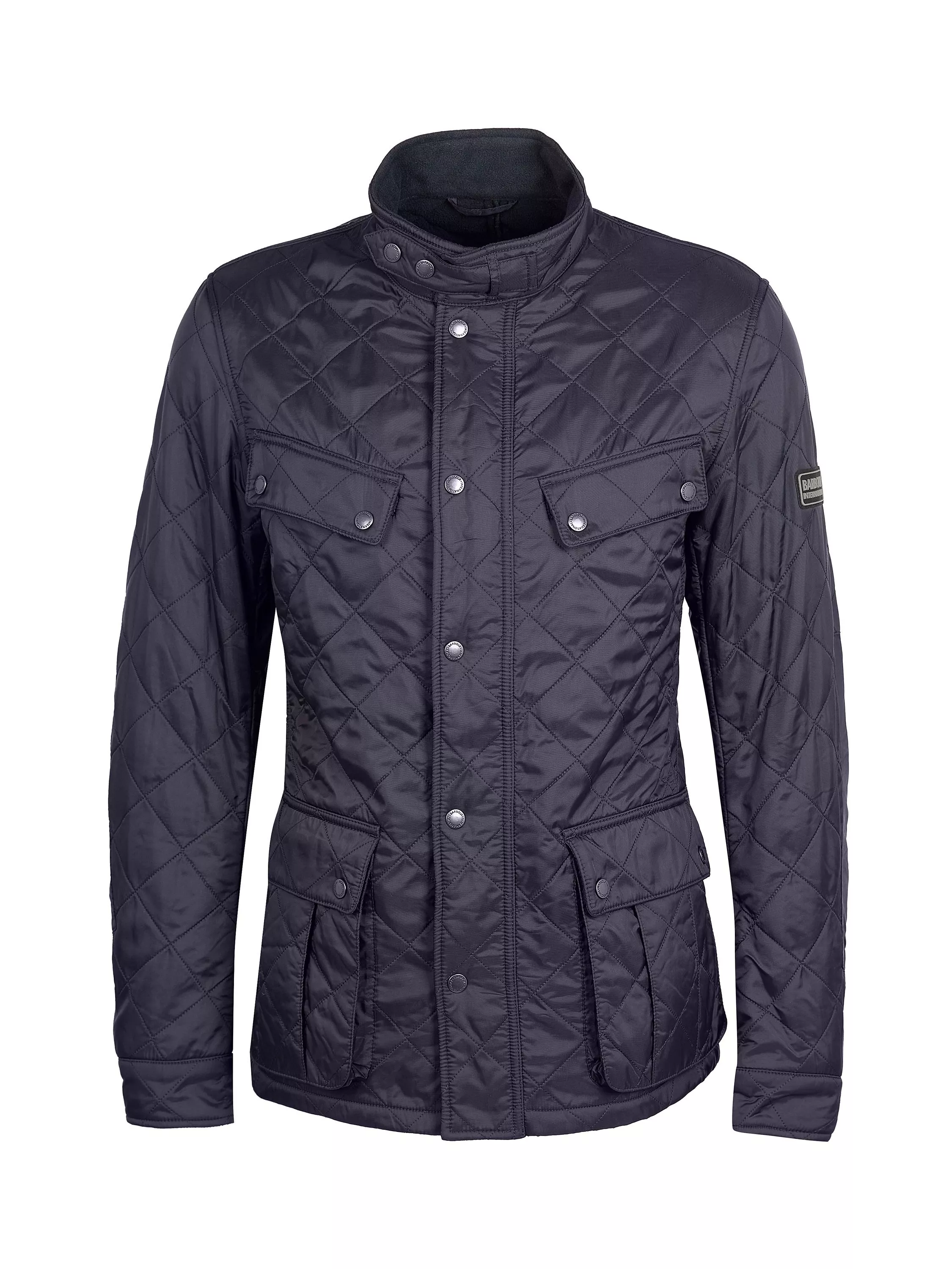 Barbour International Tourer Ariel Polar Quilted Jacket Navy