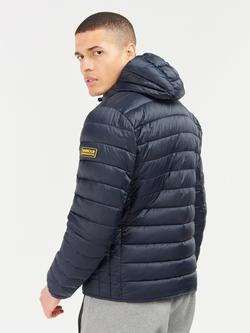 Barbour International Ouston Padded Jacket - view 2, Navy