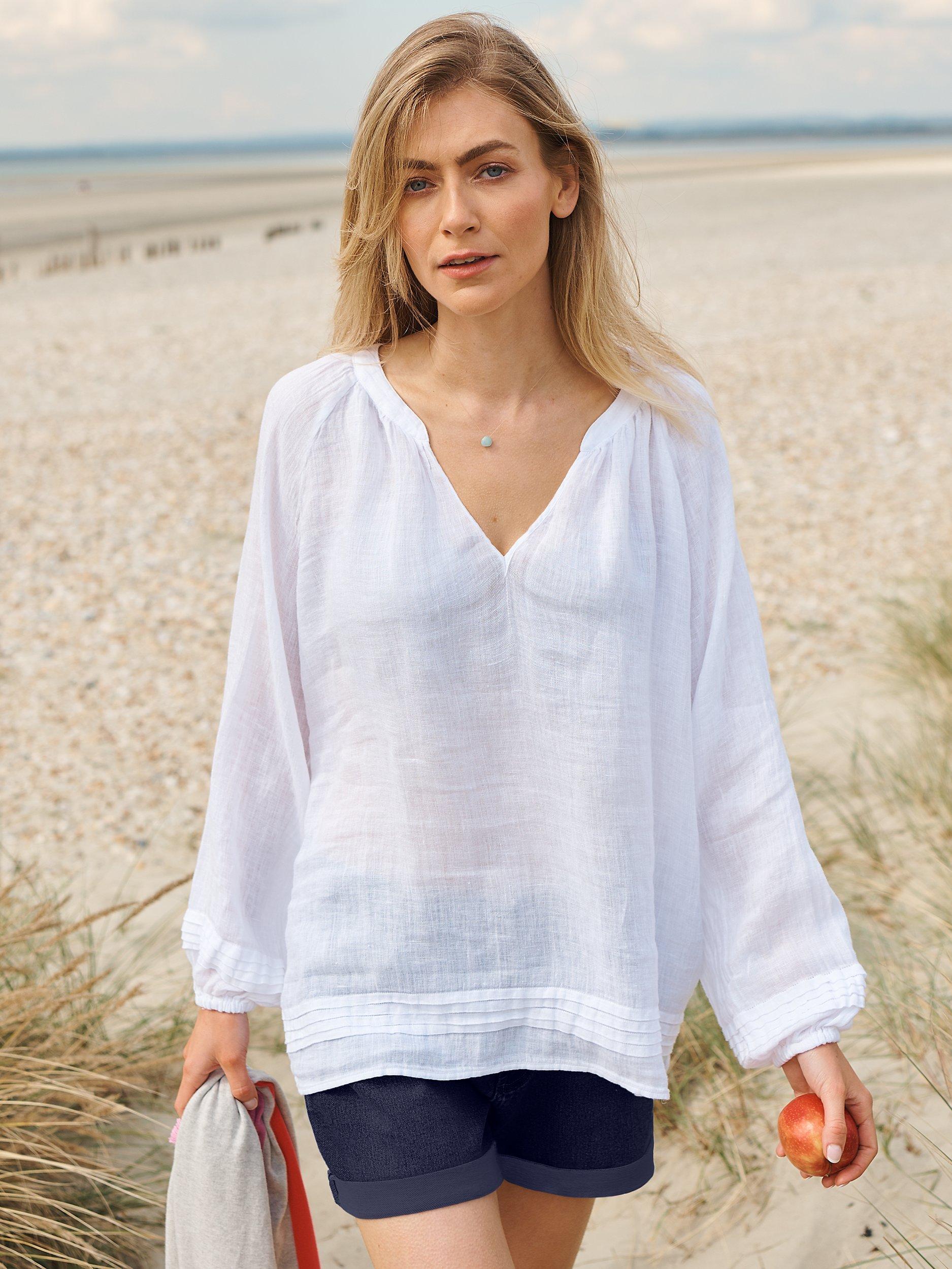 NRBY Myrtle Gauze Linen Blouse