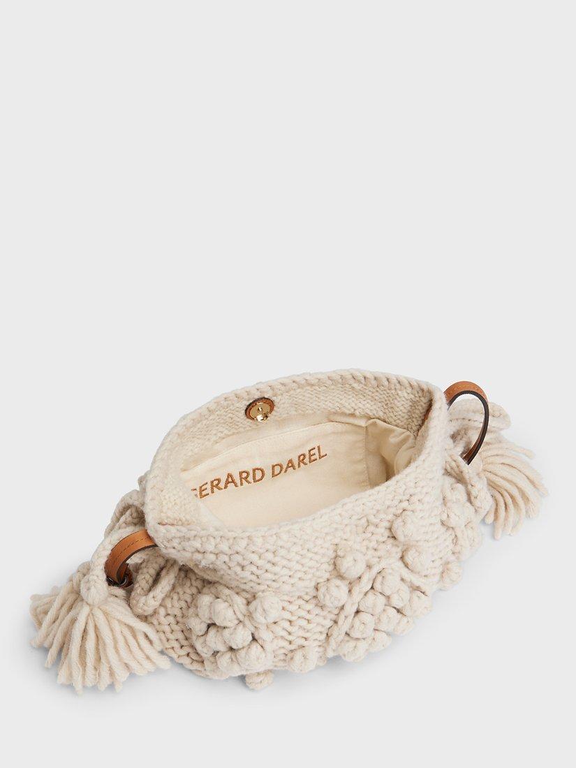 Product image 2 of 2, which shows Gerard Darel Wool Blend Knitted Bag, Neutral