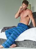 British Boxers Brushed Cotton Tartan Pyjama Trousers