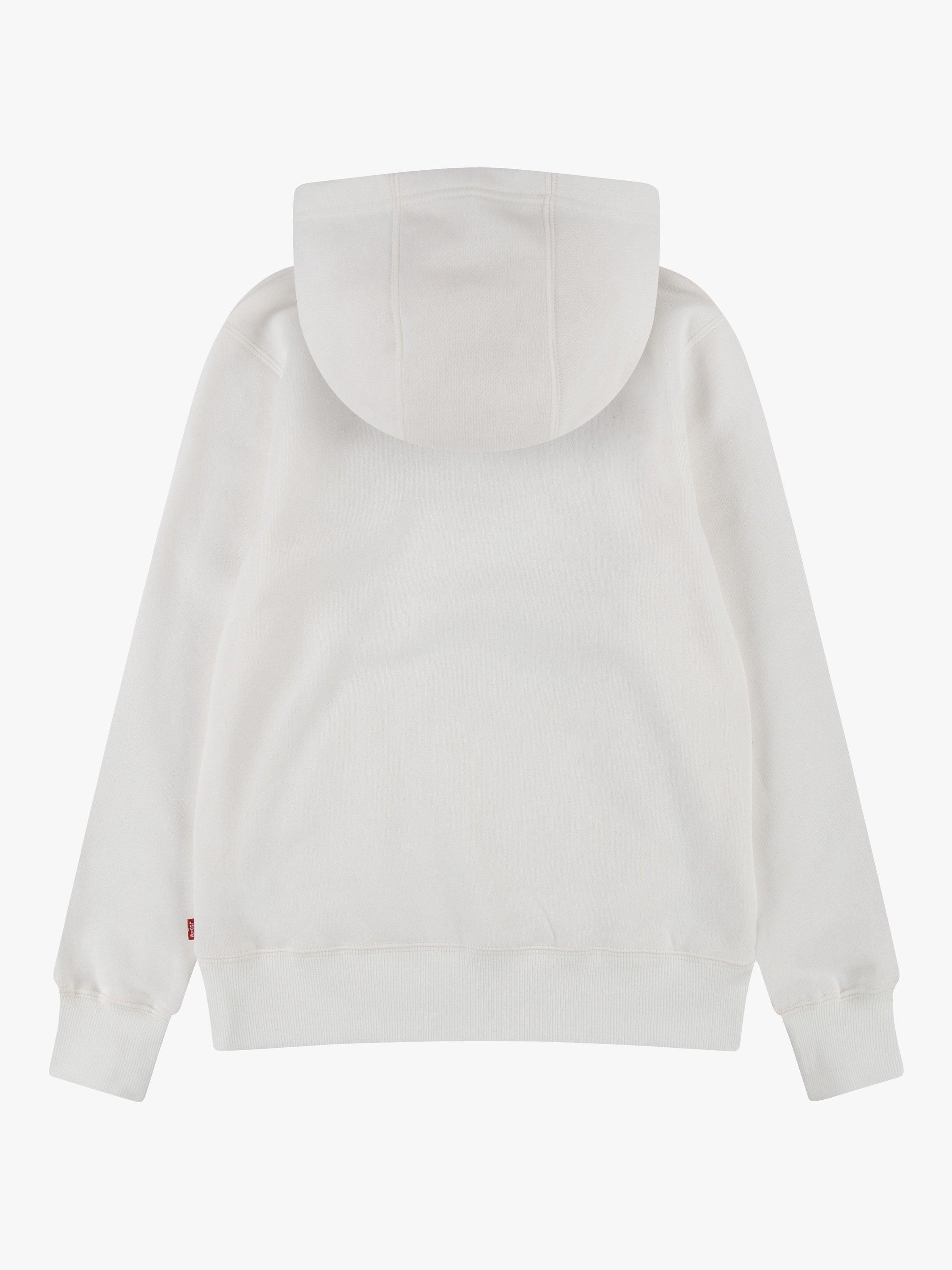 Product image 3 of 4, which shows Levi's Kids' Cotton Batwing Logo Hoodie, Tofu, 8 years