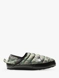 The North Face Thermoball Traction V Men's Mules, Thyme Brushwood Camo Print/Thyme