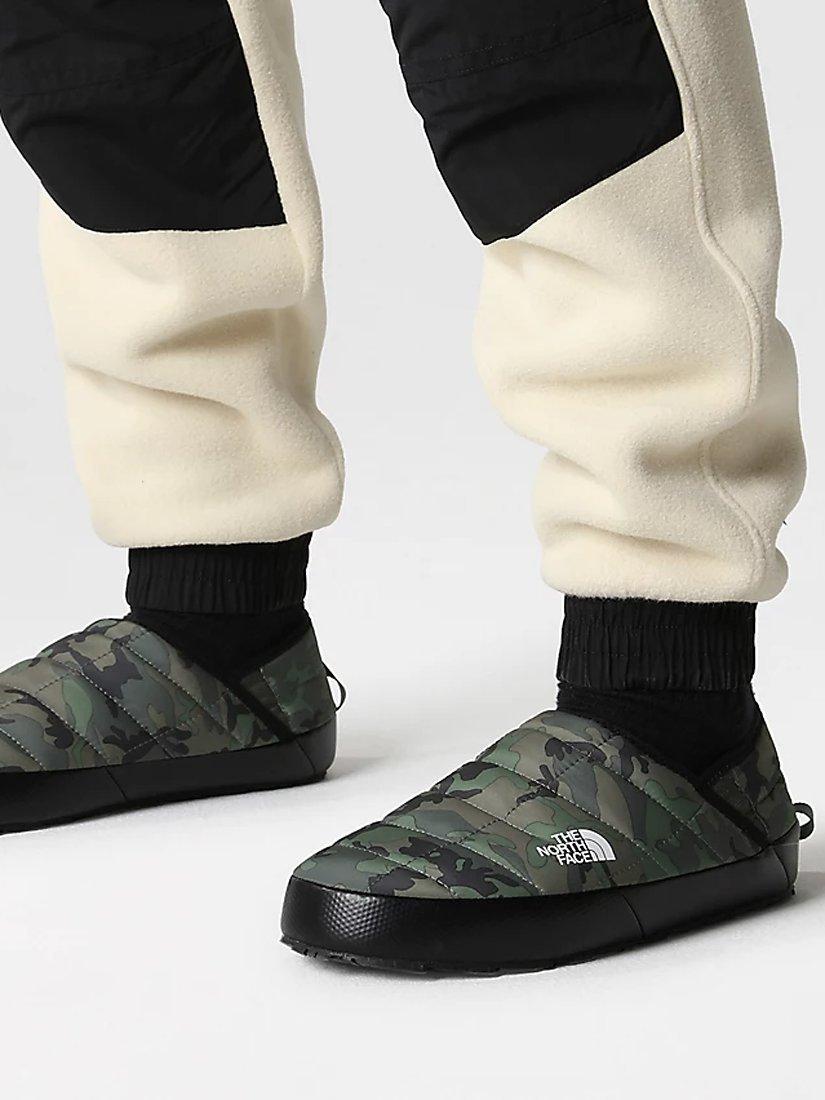 Product image 7 of 10, which shows The North Face Thermoball Traction V Men's Mules, Thyme Brushwood Camo Print/Thyme, 8