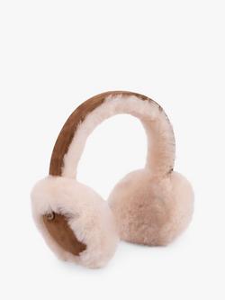 Just Sheepskin Harper Earmuffs - view 2, Tan