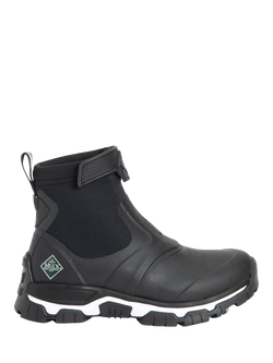 Muck Apex Zip Up Wellington Ankle Boots, Black