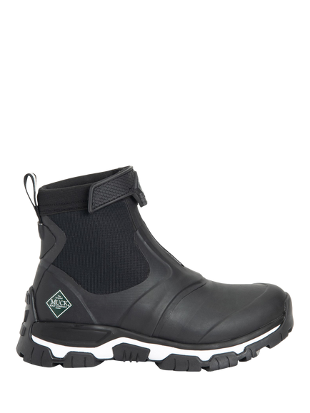 Muck Apex Zip Up Wellington Ankle Boots, Black