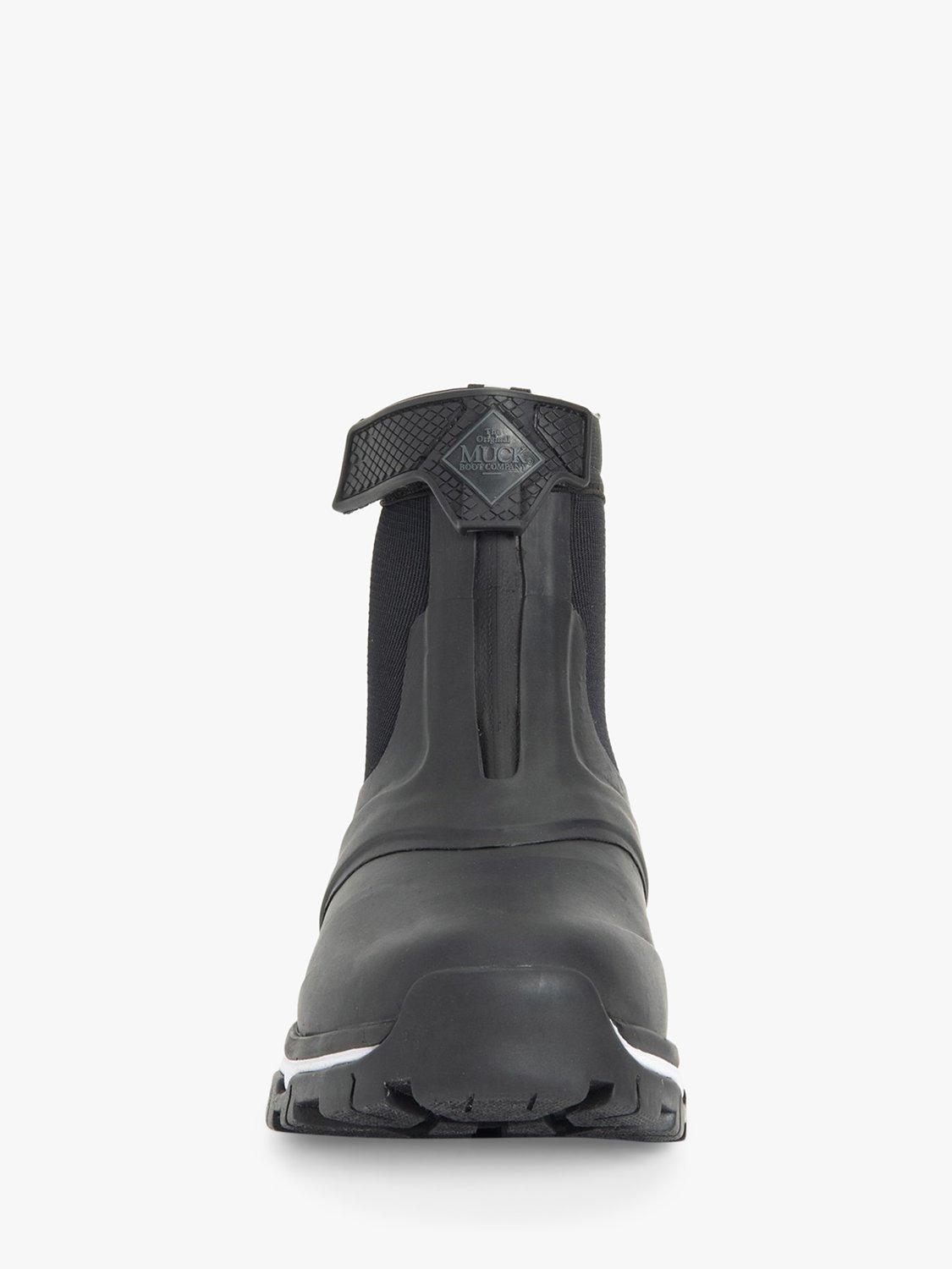 Product image 4 of 6, which shows Muck Apex Zip Up Wellington Ankle Boots, Black, 3