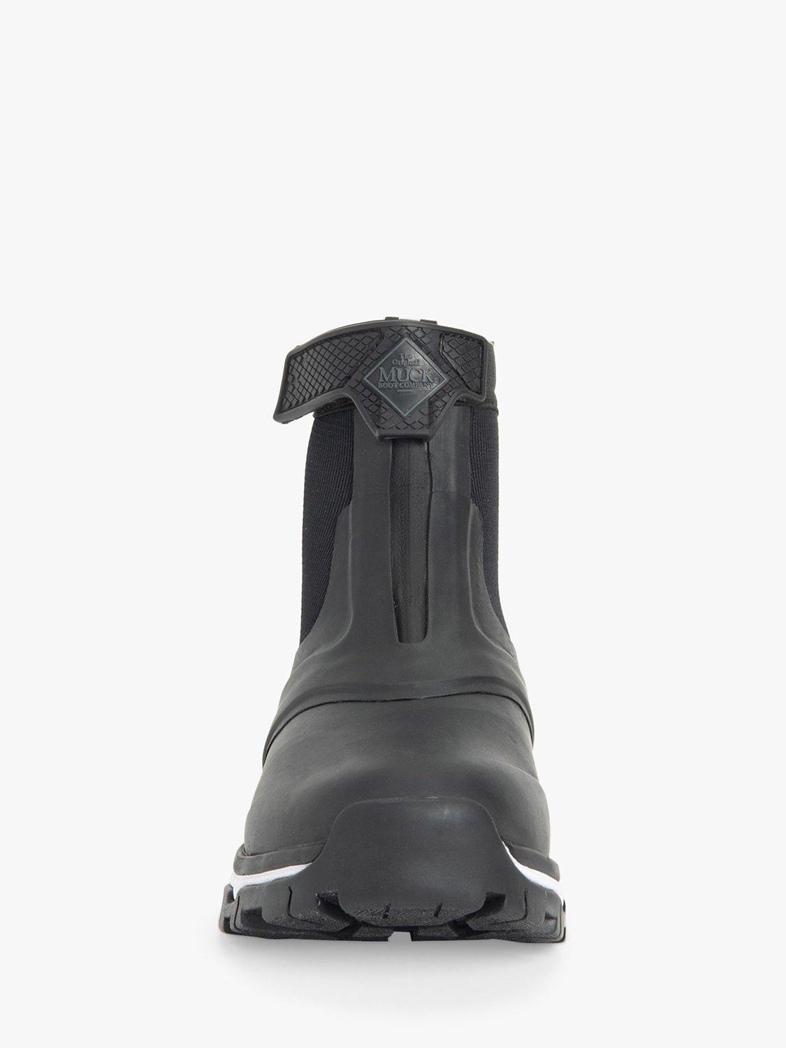 Product image 6 of 6, which shows Muck Apex Zip Up Wellington Ankle Boots, Black, 3