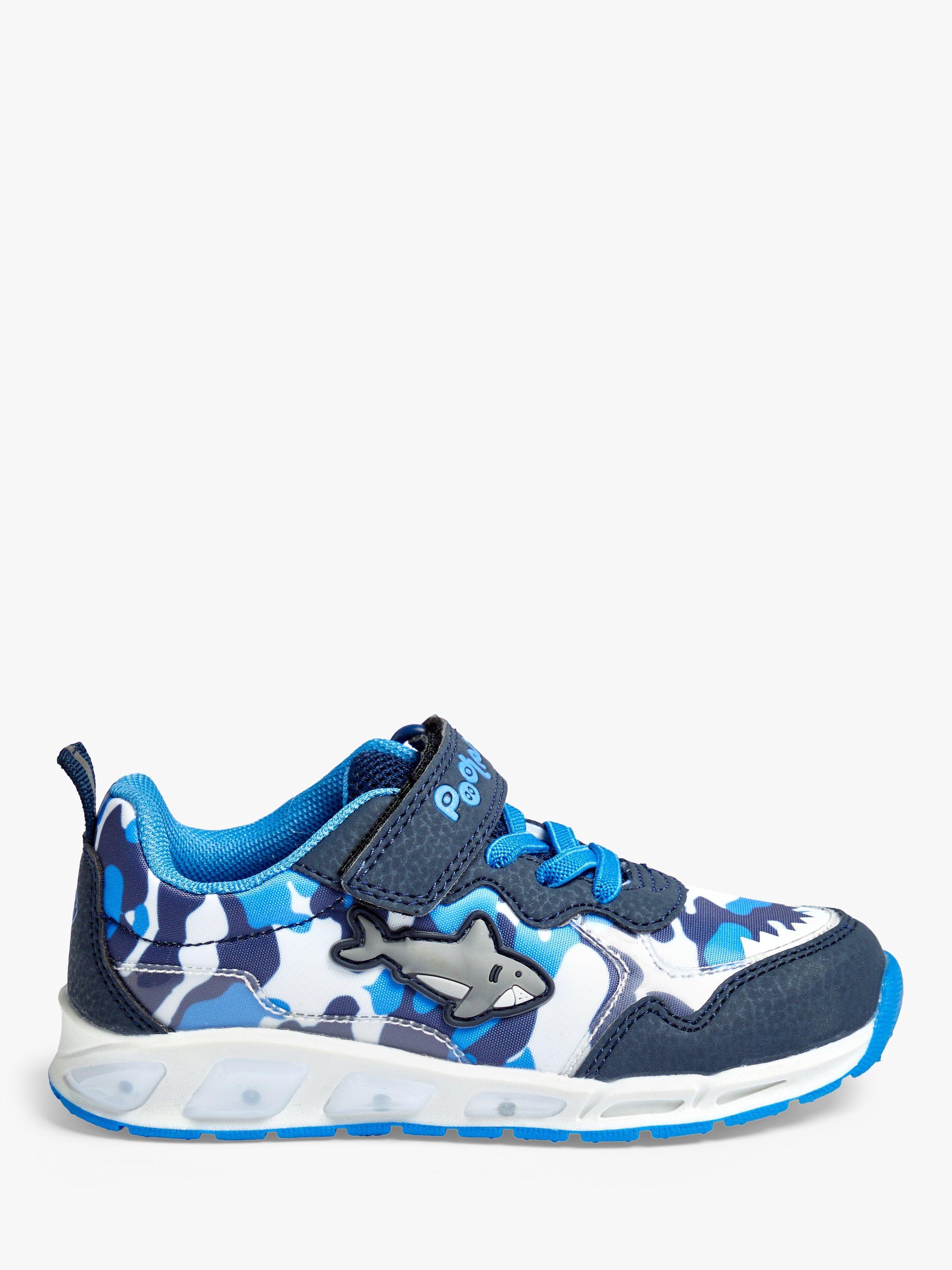 Pod Kids' Mio Light Up Trainers, Royal Blue