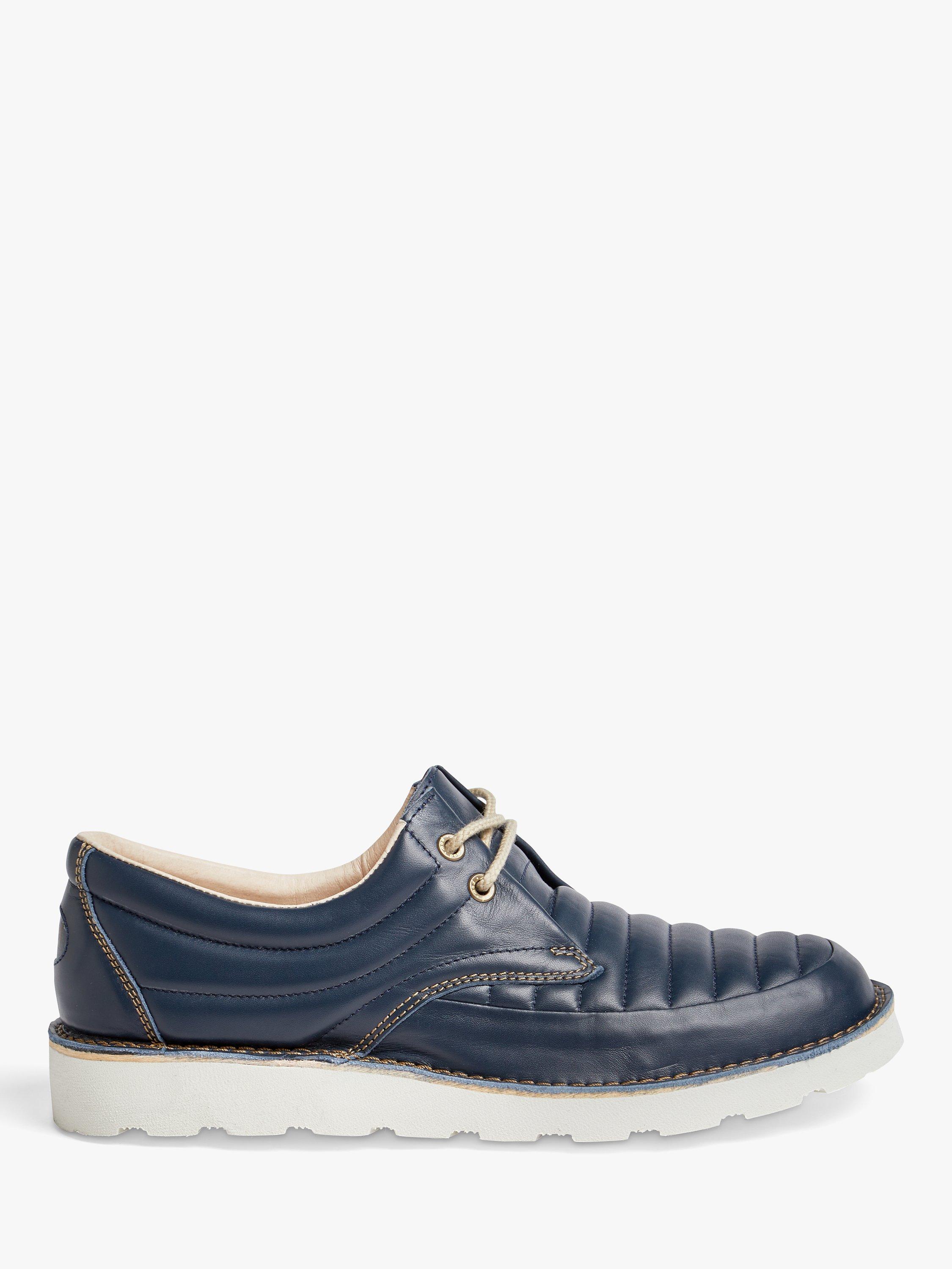 Pod Lennox Leather Lace Up Shoes, Navy