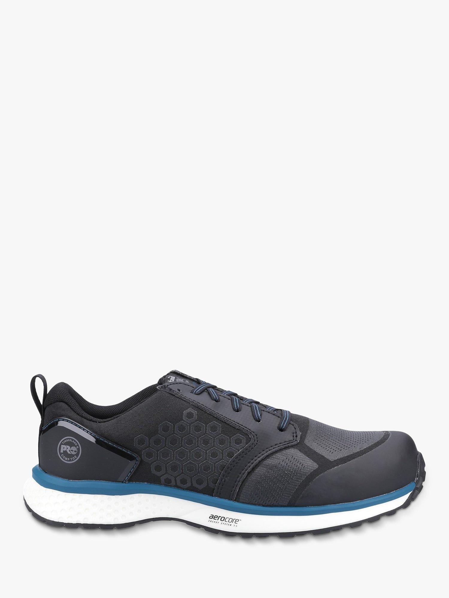Timberland Pro Reaxion Composite Toe Work Shoes, Black/Blue