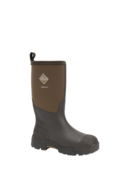 Muck Derwent II Slip On Mid Wellington Boots - view 2, Brown