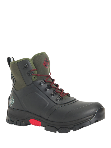 Muck Apex Lace Up Mid Wellington Boots - view 2, Black