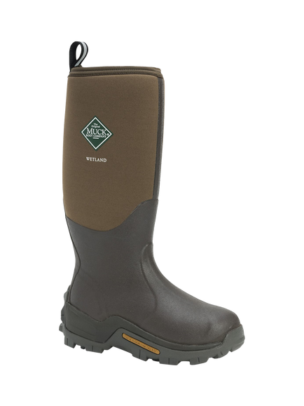 Muck Wetland Tall Wellington Boots - view 2, Brown