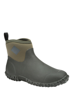 Muck Muckster II Ankle Wellington Boots - view 2, Black/Moss