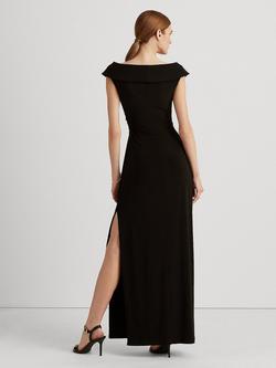 Lauren Ralph Lauren Leonidas Floor Length Column Gown - view 2, Black