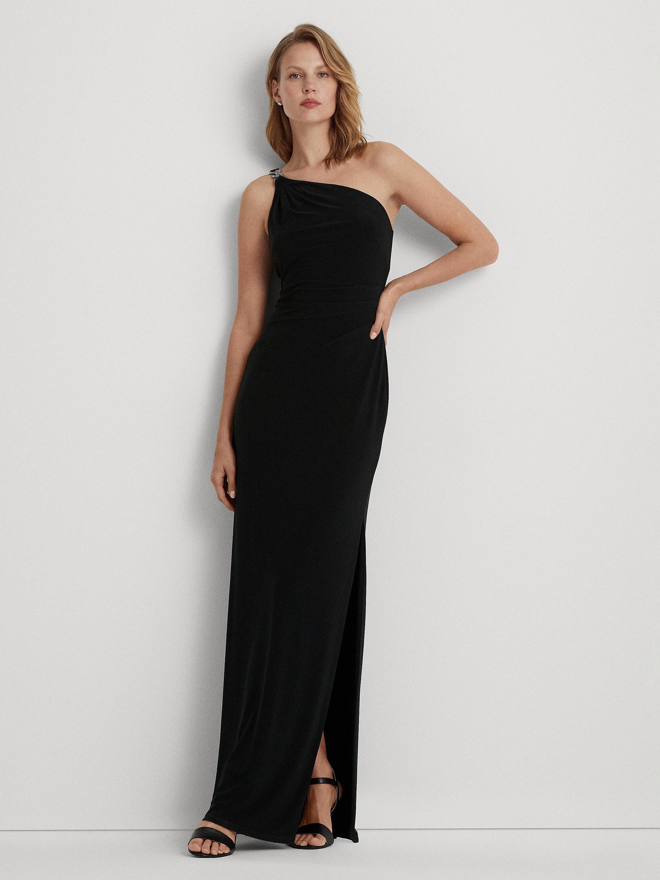 Ralph lauren black maxi dress hotsell