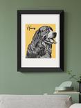 Treat Republic Personalised Sketched Pet Framed Print
